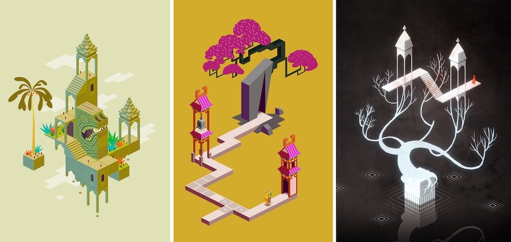 Monument Valley worlds as works in progress