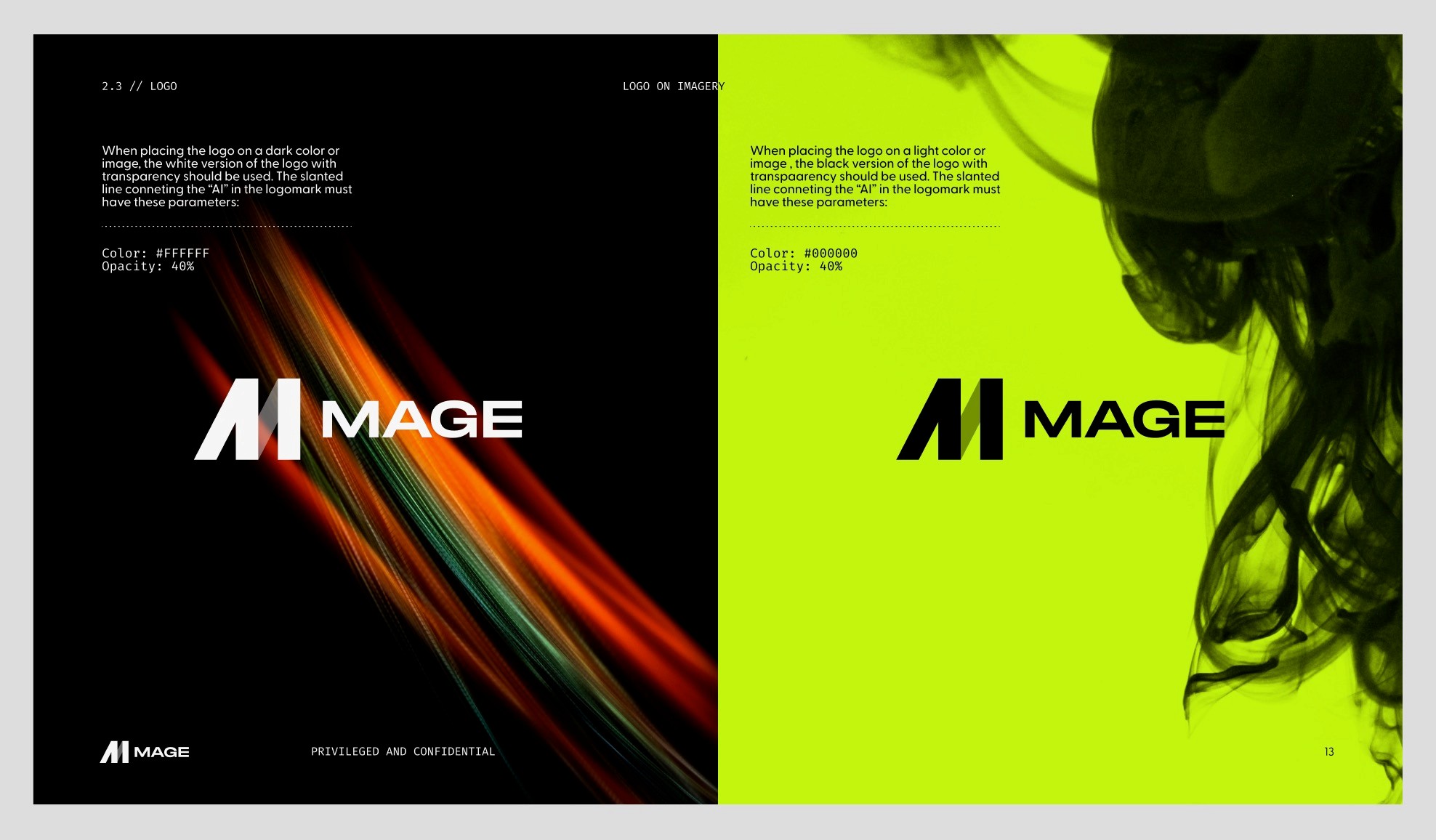 Mage Logo in various applications.