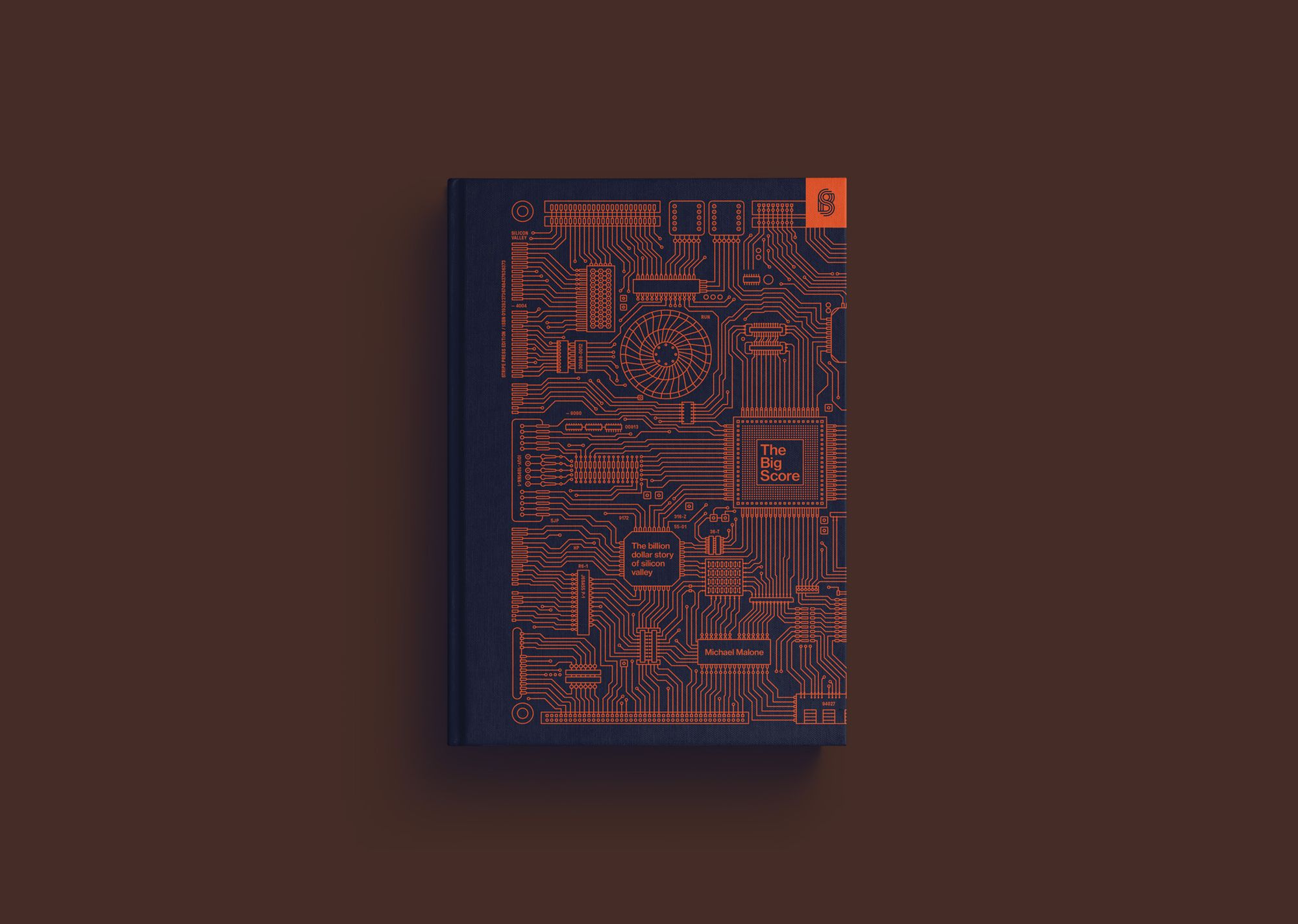 WIDE The intricately designed cover of "The Big Score: The Billion-Dollar Story of Silicon Valley"