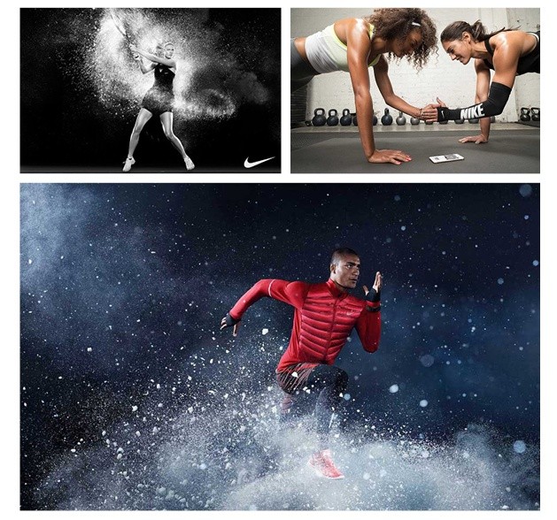 Nike: cinematic, larger than life, speed and strength, grit